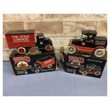 (2) TEXACO COLLECTIBLE COIN BANKS