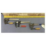 (3 PCS) BAR CLAMPS 6'  -2 PITTSBURGH 6', 1 BESSEY
