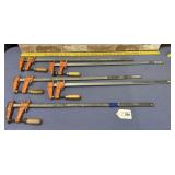 (5 PCS) BAR CLAMPS 24' JORGENSEN #3724