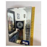 VINTAGE BEVELED MIRROR; 12' X 18'