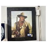 FRAMED JOHN WAYNE PHOTO FROM 'THE DEFEATED'