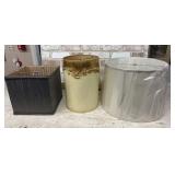 (3 PCS) VINTAGE LAMP SHADES