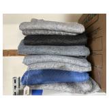 (9) ASSORTED MOVING BLANKETS