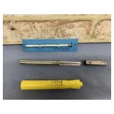 GROUP: ONE VINTAGE GLASS THERMOMETHER IN