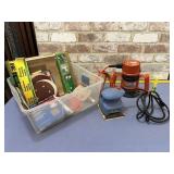 TUB LOT: BLACK & DECKER ROUTER, HANDI WORKER