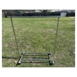 COLLAPSIBLE CHROME GARMENT RACK