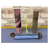 BOX LOT: 4 ASSORTED KALEIDOSCOPES