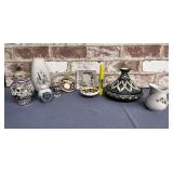 BOX LOT: 7 ASSORTED PORCELAIN ITEMS - TRINKET