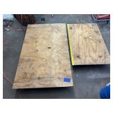 (2 PCS) FLAT DOLLIES WITH PLYWOOD TOPS