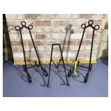 (3 PCS) IRON FIXED EASELS