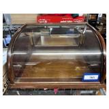 VINTAGE COUNTERTOP DISPLAY CASE - WOOD &