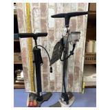 (2X) FLOOR AIR PUMPS - 1 JOE BLOW PRO & 1 BELL