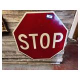 GENUINE ROAD USED STOP SIGN