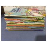~20 ASSORTED VINTAGE COLORING / ACTIVITY BOOKS