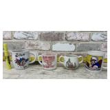(4 PCS) ASSORTMENT OF BRANDED MUGS
