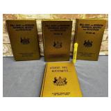BOX LOT: 4 GOLDTONE HARDBACK BOOKS -
