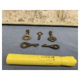 (5 PCS) VINTAGE SKELETON KEYS
