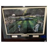 FRAMED & MATTED 'SUNDAY IN AUGUSTA' PRINT -