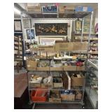 5-TIER METRO-STYLE WIRE ROLLING RACK