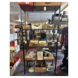 5-TIER BLACK, METRO-STYLE WIRE ROLLING RACK