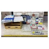 BOX & WOOD ORGANIZER: OFFICE SUPPLIES - PAPER
