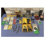 LARGE ASSORTMENT OF DRILL BITS AND SETS