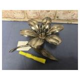 VINTAGE ASHTRAY FLOWER BY S. AGUDO MARKED