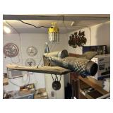 DECORATIVE METAL VINTAGE AIRPLANE