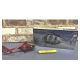 (2 PCS) HELICOPTER MODELS - 1 COMPLETED &