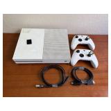 White Xbox One S & Controllers