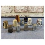 SELECTION OF ASSORTED THIMBLES, 11 PCS