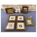 (8 PCS) ASSORTED WALL ART- FRAMED PRINTS,