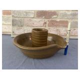 VINTAGE, HAND-THROWN "DRUNKEN CHICKEN"