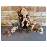 BOX LOT OF ASSORTED CHRISTMAS Dï¿½COR- BELLS,