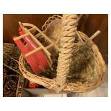 2 BOXES  OF ASSORTED CHRISTMAS BASKETS & MORE-