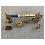 BAGGED LOT: 6 PCS ASSORTED BRASS MINIATURES