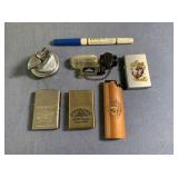 BAGGED LOT: SELECTION OF 6 ASSORTED LIGHTERS-