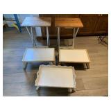 (5 PCS) TV TRAYS AND LAP TRAYS