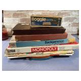 SELECTION OF  7 VINTAGE BOARD GAMES: TWISTER,
