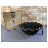 (2 PCS) BUTTERFLY WIND CHIME (NIB) AND A PLANTER