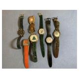 BAGGED LOT: 7 VINTAGE WATCHES- NOT TESTED