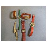 BAGGED LOT: 6 VINTAGE WATCHES- NOT TESTED
