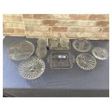 LARGE SELECTION OF ASSORTED CLEAR GLASS