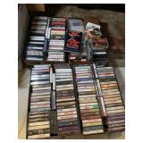(4 BOXES)  200+ CASSETTE TAPES - ALL GENRES,
