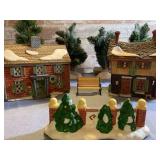 GROUP LOT: DEPARTMENT 56 VILLAGE PIECES -