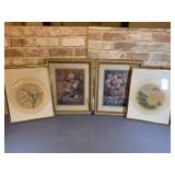 2 SETS OF 2 FRAMED ART Dï¿½COR