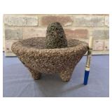 TRADITIONAL MOLCAJETE & TEJOLOTE (MORTAR &