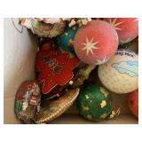 SELECTION OF FAUX FRUIT & OTHER ORNAMENTS,