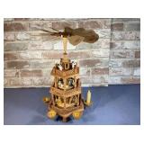 TRADITIONAL 3 TIER WOODEN GERMAN CHRISTMAS