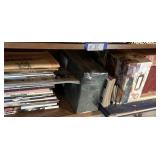 SHELF LOT: PHOTO BOXES & PHOTO ALBUMS & LARGE